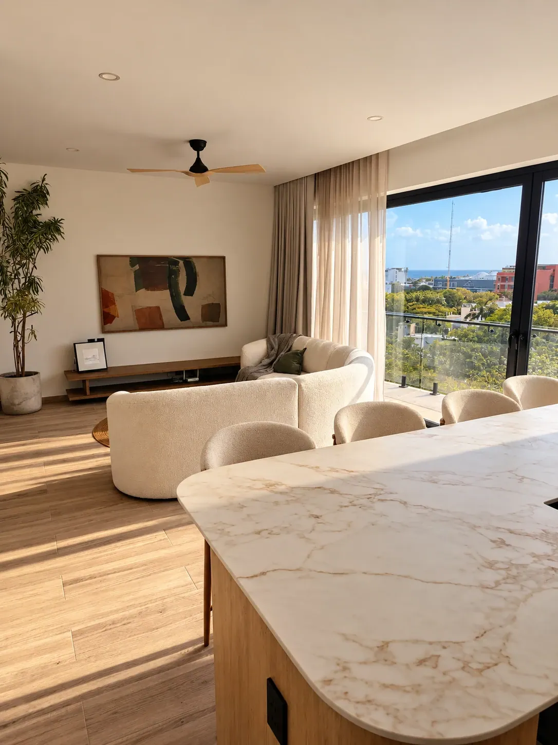 Two-bedroom residence 401 at Luna